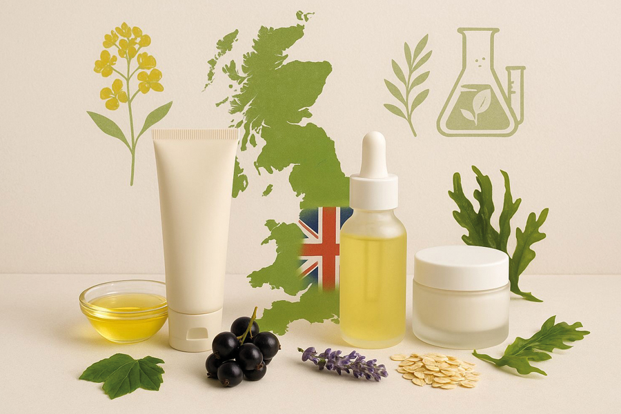 Can cosmetics be made totally in the UK?
